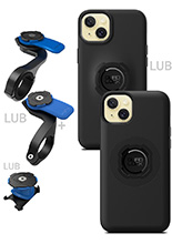 Zestaw rowerowy: etui na telefon iPhone 15 Plus + mocowanie Quad Lock
