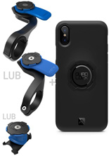 Zestaw rowerowy: etui na telefon iPhone X / XS + mocowanie Quad Lock