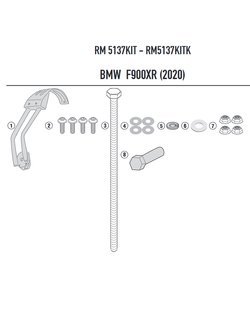 Kit montażowy GIVI błotników RM02 do BMW F 900 R/ XR (20-)