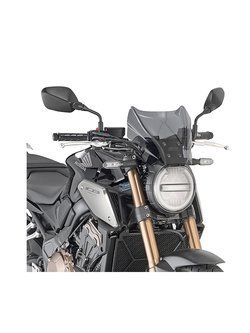 Szyba motocyklowa GIVI 1173S do wybranych modeli Hondy/Yamahy/Benelli/Keewaya/CF-Moto przyciemniana [bez mocowania]
