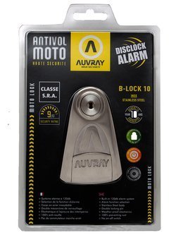 Blokada na tarczę z alarmem AUVRAY B-LOCK 10 INOX