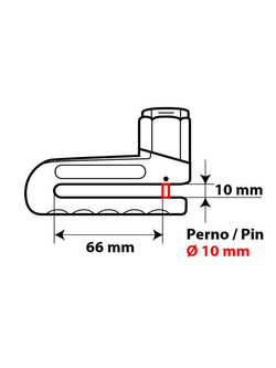 Blokada tarczy hamulcowej Lampa [trzpieńØ - 10mm]