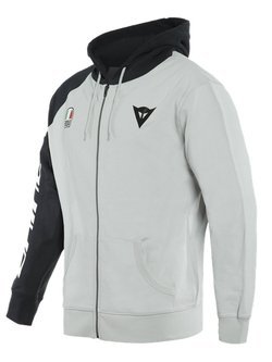 Bluza Dainese Racing Service Full-Zip Hoodie szaro-czarna