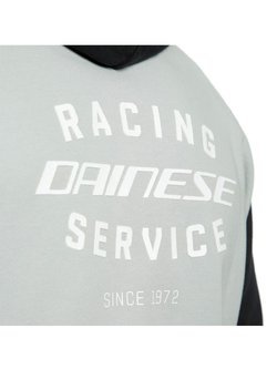 Bluza Dainese Racing Service Full-Zip Hoodie szaro-czarna