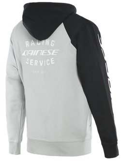 Bluza Dainese Racing Service Full-Zip Hoodie szaro-czarna