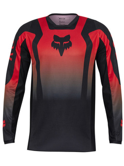 Bluza enduro Fox 180 Lean Extd czarno-czerwona-fluo