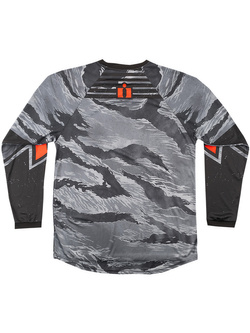 Bluza enduro Icon Tiger's Blood czarno-szaro-pomarańczowa