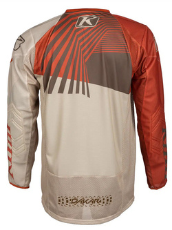 Bluza enduro Klim Dakar brązowo-pomarańczowa