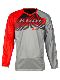 Bluza enduro Klim Dakar szaro-czerwona