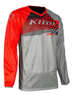 Bluza enduro Klim Dakar szaro-czerwona