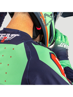 Bluza enduro Leatt Moto 4.5 Lite Matcha niebiesko-zielona