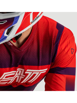 Bluza enduro Leatt Moto 5.5 UltraWeld Sunburn czerwona