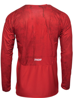 Bluza enduro Thor Pulse Hazard czerwono-biała