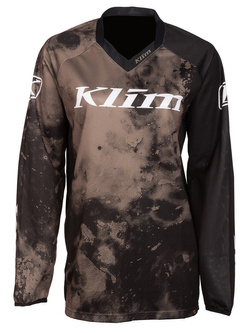 Bluza enduro damska Klim XC Lite czarno-brązowa