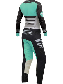 Bluza enduro damska Thor Prime Blaze czarno-zielona