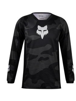 Bluza enduro dziecięca Fox 180 Bnkr Junior czarna camo