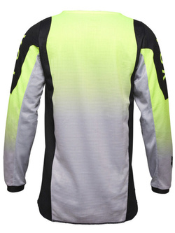 Bluza enduro dziecięca Fox 180 Lean szaro-fluo