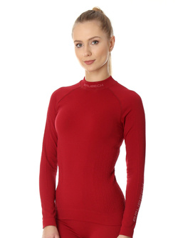 Bluza termoaktywna damska BRUBECK Extreme Thermo bordowa