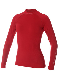 Bluza termoaktywna damska BRUBECK Extreme Thermo bordowa