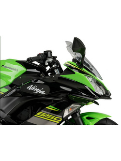 Boczne spoilery dociskowe Puig do Kawasaki NINJA 650 (17-19) zielone