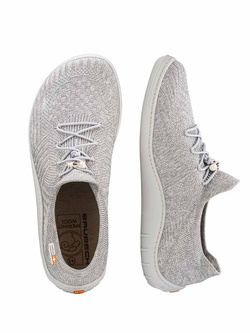 Buty Brubeck Barefoot Merino szaro-białe