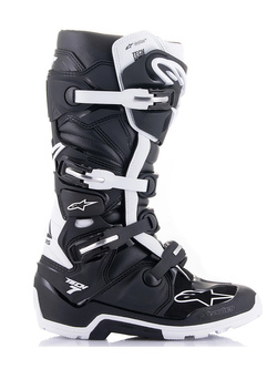 Buty enduro Alpinestars MX Tech 7 Drystar czarno-białe