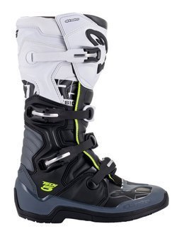 Buty enduro Alpinestars Tech 5 czarno-biało-szare