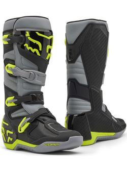 Buty enduro Fox Comp czarno-szaro-fluo