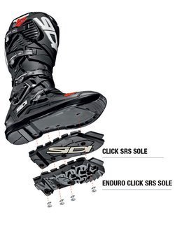 Buty enduro Sidi Crossfire 3 SRS czarno-czerwone