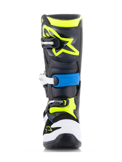 Buty enduro dziecięce Alpinestars MX Tech 7S niebiesko-żółto-czarne