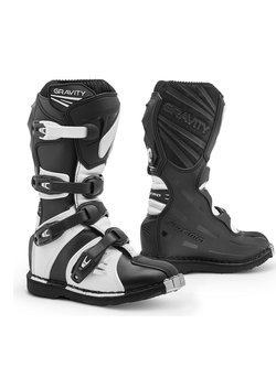 Buty enduro dziecięce Forma Gravity czarno-białe