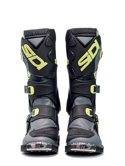 Buty enduro dziecięce Sidi Flame czarno-szaro-żółte