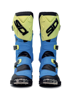 Buty enduro dziecięce Sidi Flame niebiesko-zielono-czarne