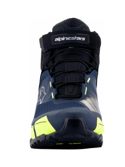 Buty motocyklowe Alpinestars CR-X Drystar® czarno-niebiesko-fluo