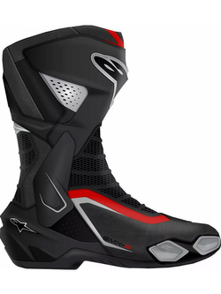 Buty motocyklowe Alpinestars SMX-6 V3 Boots czarno-srebrno-czerwone