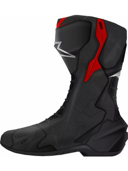 Buty motocyklowe Alpinestars SMX-6 V3 Boots czarno-srebrno-czerwone