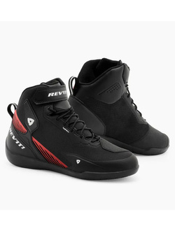 Buty motocyklowe REV’IT! G-Force 2 H2O czarno-fluo czerwone