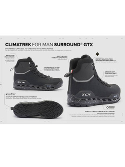 Buty motocyklowe TCX Climatrek Surround Gore-Tex czarno-białe