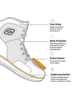 Buty motocyklowe tekstylne Ozone Spin czarne