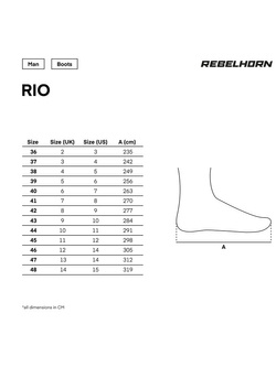 Buty motocyklowe turystyczne Rebelhorn Rio czarne