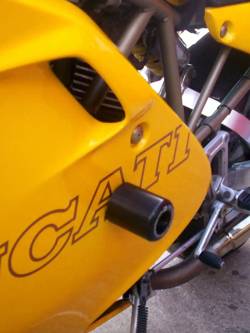 Crashpady R&G do Ducati 900 SS (-98) czarne