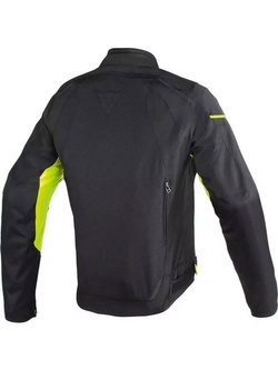 Damska kurtka tekstylna Dainese D-Frame Tex czarna-fluo