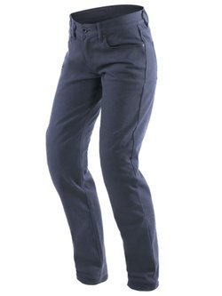 Damskie spodnie motocyklowe tekstylne Dainese Casual Slim Lady Tex niebieskie