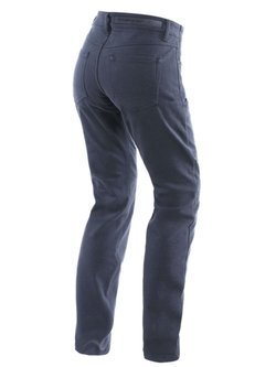 Damskie spodnie motocyklowe tekstylne Dainese Casual Slim Lady Tex niebieskie