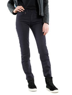 Damskie spodnie motocyklowe tekstylne Dainese Casual Slim Lady Tex niebieskie