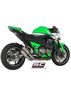 Dwa Tłumiki CR-T Slip-on SC-Project do Kawasaki Z 800 [12-16]