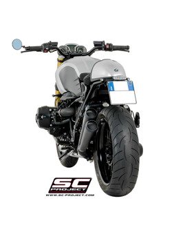 Dwa tłumik Slip-on Conic '70s Black edition SC-Project do BMW R NINE T [14-17]