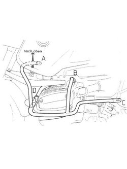 Gmol silnika Hepco&Becker do BMW R 850 GS / R 1100 GS Chrom