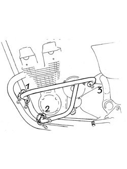 Gmol silnika Hepco&Becker do Honda CB 750 F Seven-Fifty [92-03]