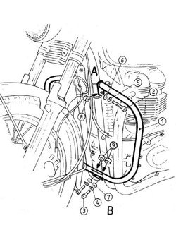 Gmol silnika Hepco&Becker do Triumph Thruxton [-15]